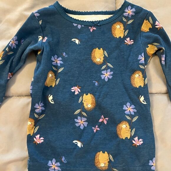 👕18m Carter’s snug fit hedgehog pajamas - Picture 2 of 3